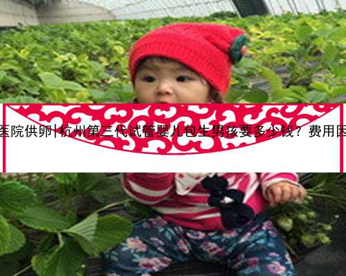 杭州正规医院供卵|杭州第三代试管婴儿包生男孩要多少钱？费用因人而异！